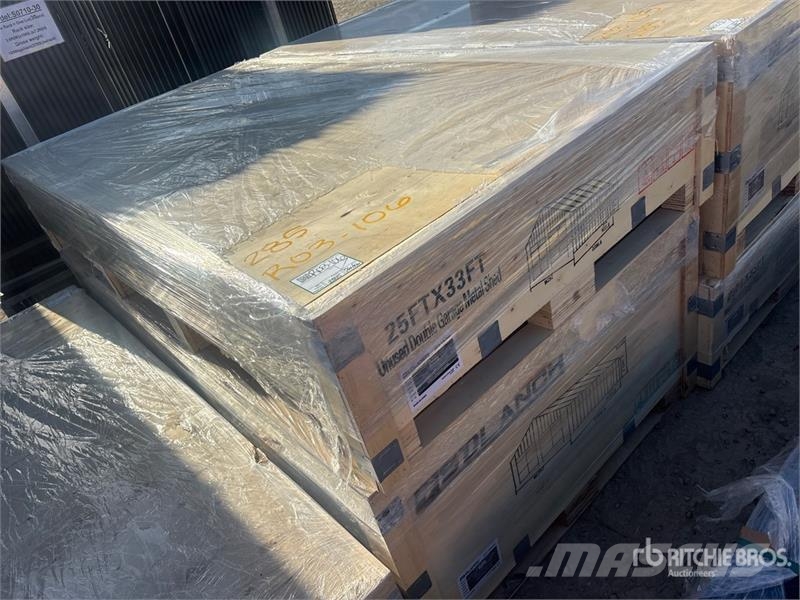  SDL2533DGMS 25 ft x 33 ft Double Garage Metal Shed المباني الإطار الصلب