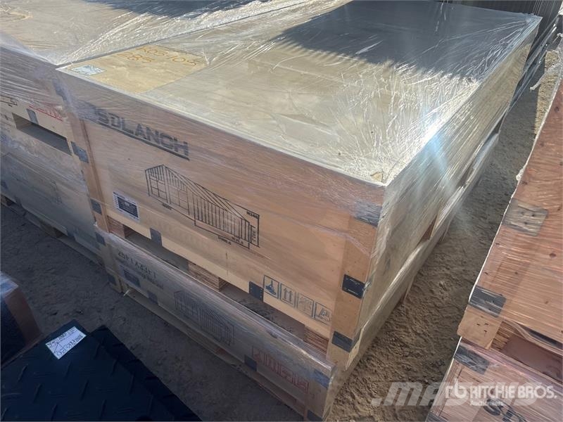  SDL2533DGMS 25 ft x 33 ft Double Garage Metal Shed المباني الإطار الصلب
