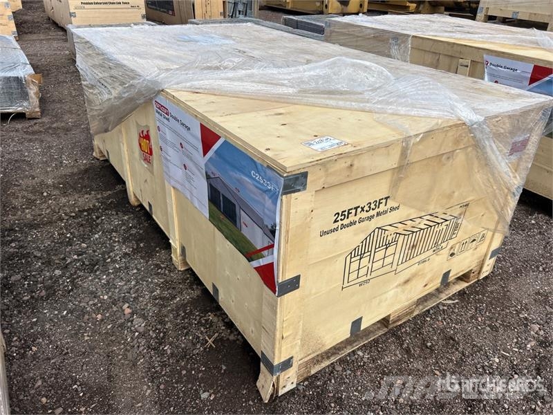 SDL2533DGMS Double Garage Metal Shed (Unused) 철골 건물