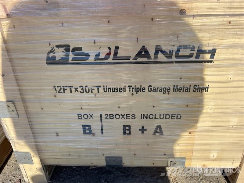 SDL4230TGMS Triple Garage Metal Shed (Unused) Стальные каркасные здания