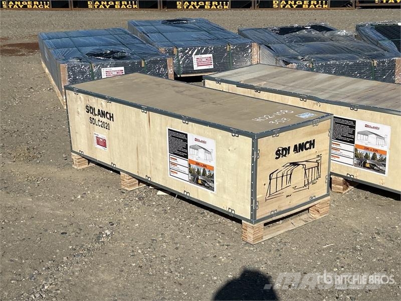 SDLC2020 20 ft x 20 ft Carport (Unused) Steel frame buildings