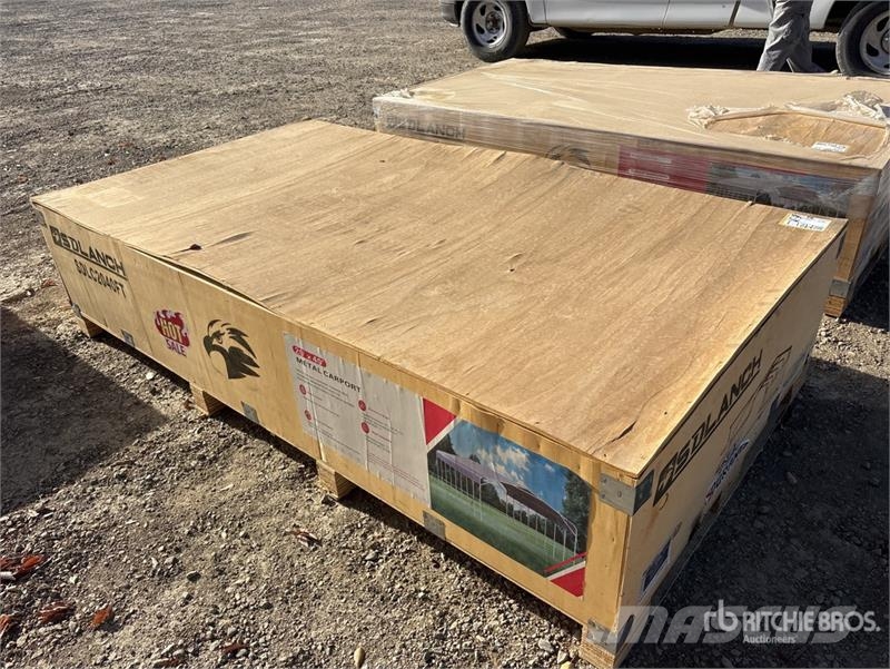 SDLC2040FT 20 ft x 40 ft Carport (Unused) 철골 건물