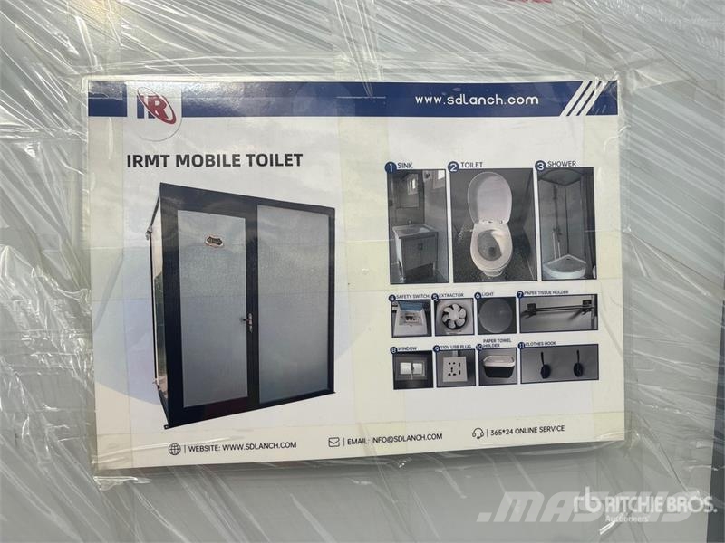 SDLMT 6 ft 3 in x 7 ft Skid-Mounted Portable Toile Other components