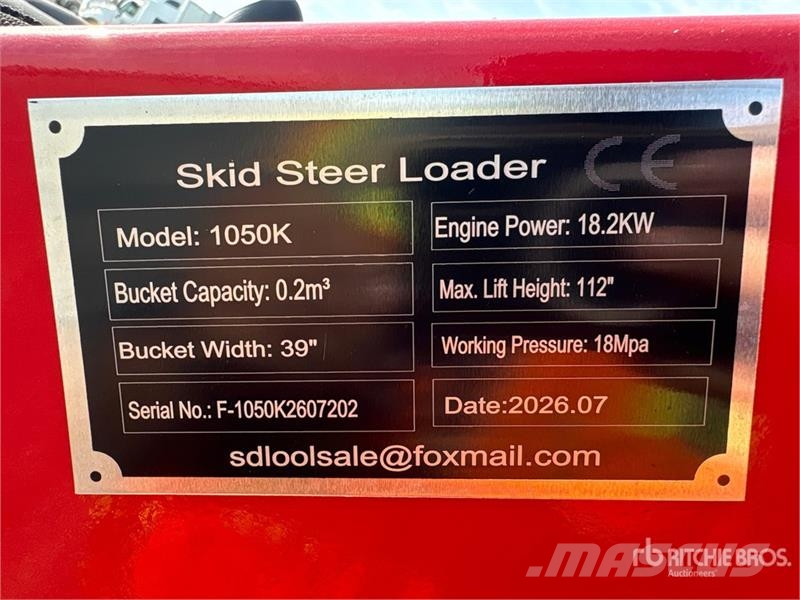 SDLOOL SL-1050K Mini Compact Track Loader (Unused) Мини-погрузчики