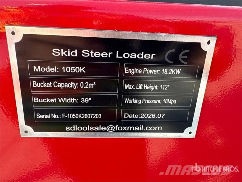 SDLOOL SL-1050K Mini Compact Track Loader (Unused) Мини-погрузчики