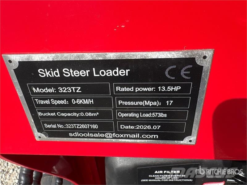  SDLOOL SL-323TZ Mini Skid Steer Loader (Unused) Мини-погрузчики