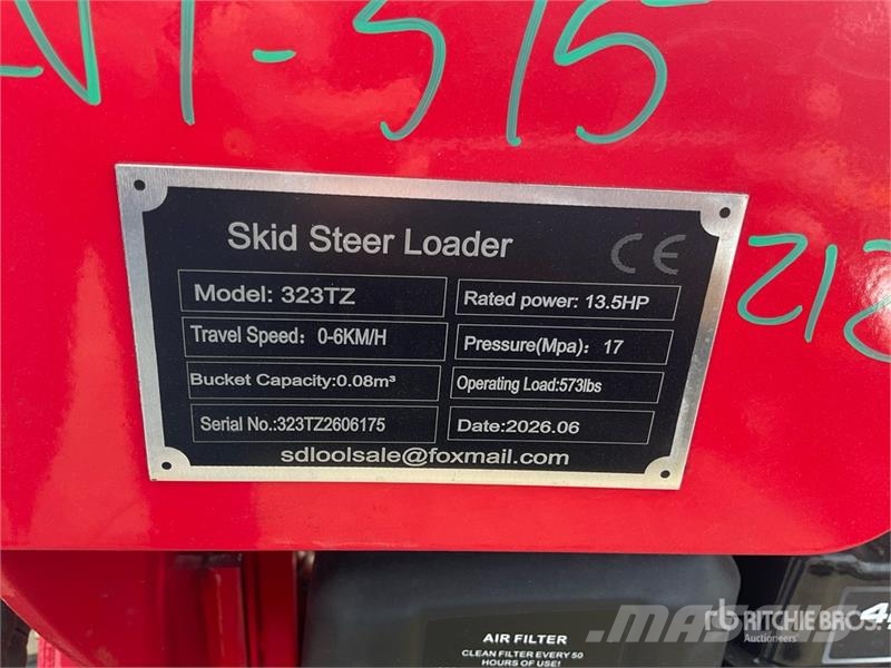  SDLOOL SL-323TZ Mini Skid Steer Loader (Unused) Мини-погрузчики