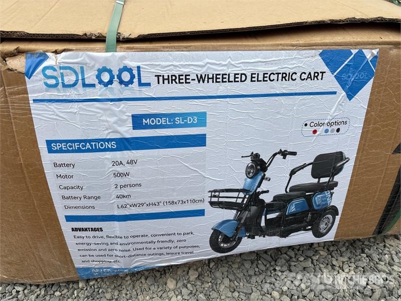SDLOOL SL-D3 Electric Trike (Unused) PKWs