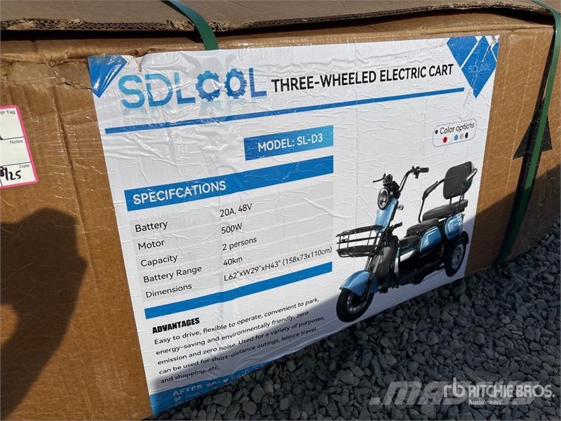 SDLOOL SL-D3 Electric Trike (Unused) PKWs