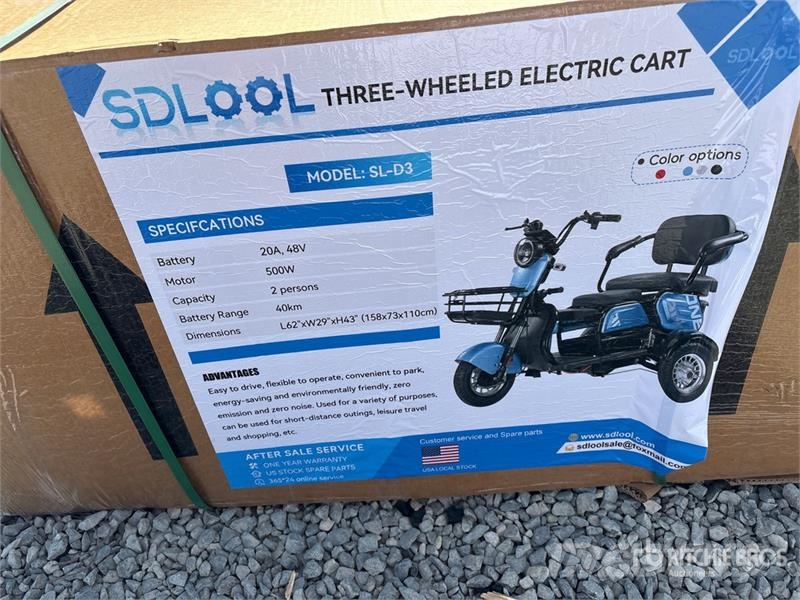 SDLOOL SL-D3 Electric Trike (Unused) PKWs