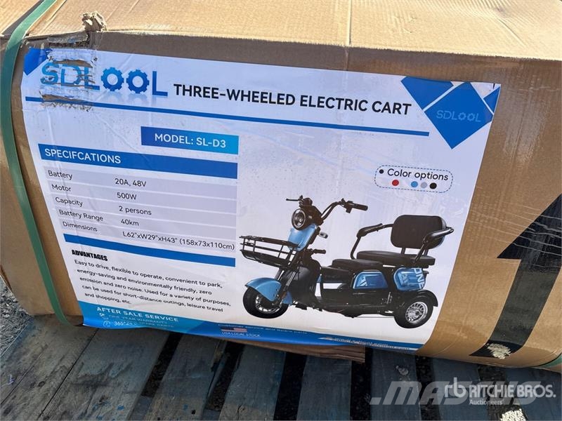  SDLOOL SL-D3 Electric Trike (Unused) 汽車