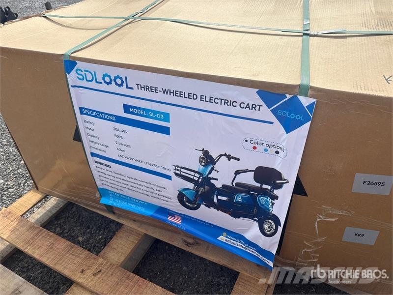 SDLOOL SL-D3 Electric Trike (Unused) Sõiduautod