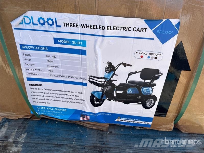 SDLOOL SL-D3 Electric Trike (Unused) 汽车