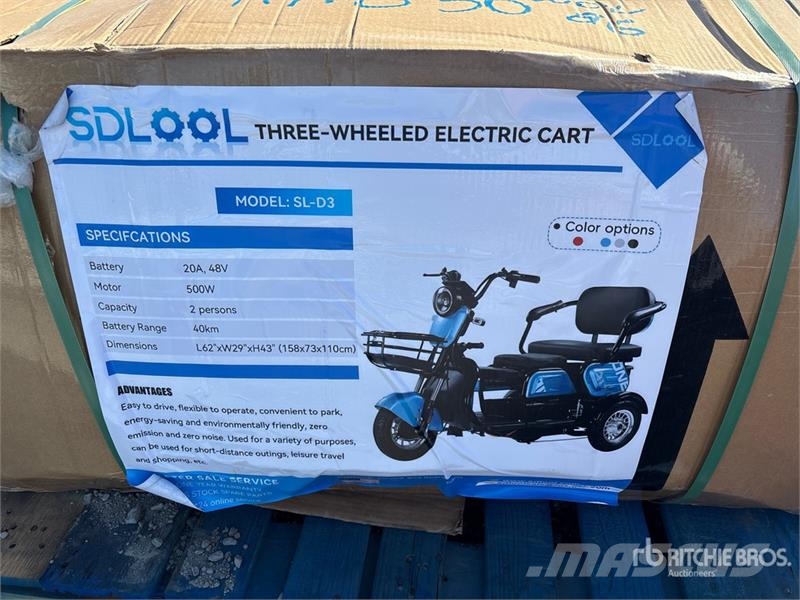 SDLOOL SL-D3 Electric Trike (Unused) 汽车