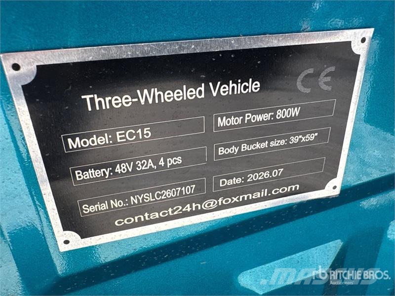  SDLOOL SL-EC15 Electric Trike (Unused) PKWs