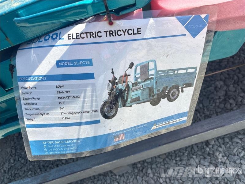  SDLOOL SL-EC15 Electric Trike (Unused) PKWs