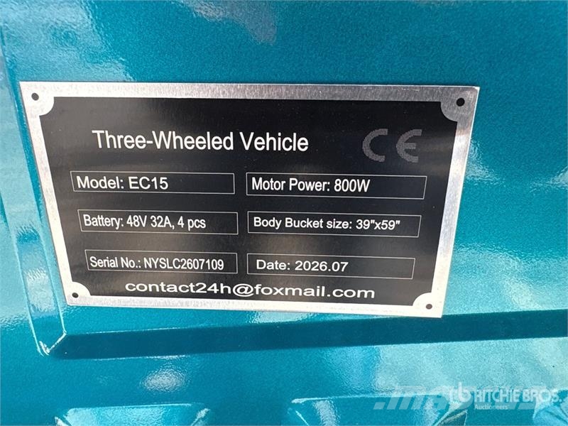  SDLOOL SL-EC15 Electric Trike (Unused) PKWs