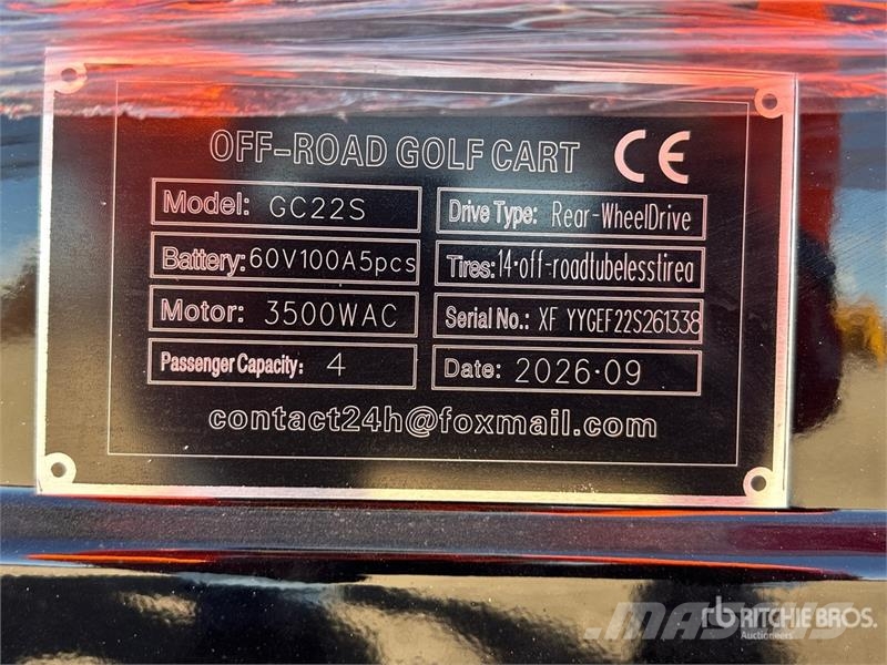 SDLOOL SL-GC22S Electric Off-Road Golf Cart (Unuse Golf vozila
