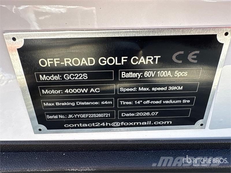  SDLOOL SL-GC22S Electric Off-Road Golf Cart (Unuse Golf vozila