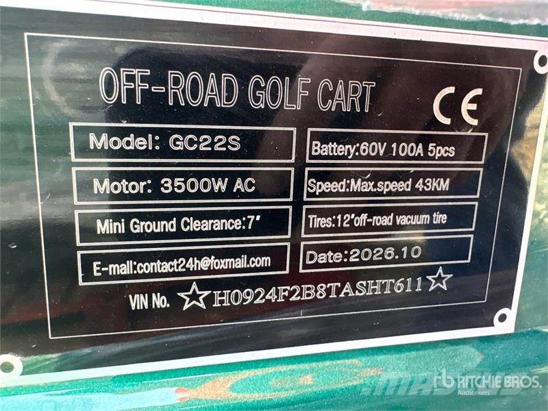 SDLOOL SL-GC22S Electric Off-Road color is green G Golfikärud