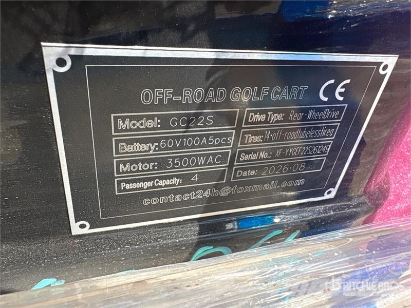  SDLOOL SL-GC22S Electric Golf Cart (Unused) Golfbilar