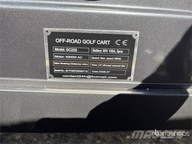 SDLOOL SL-GC22S Electric Off-Road color is black G Golfikärud