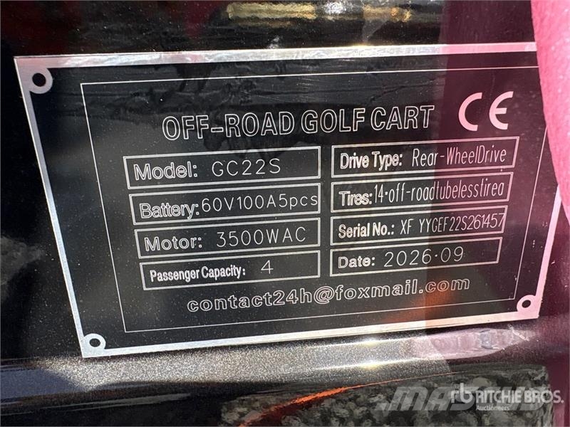 SDLOOL SL-GC22S Electric Off-Road Golf Cart (Unuse 高爾夫球車