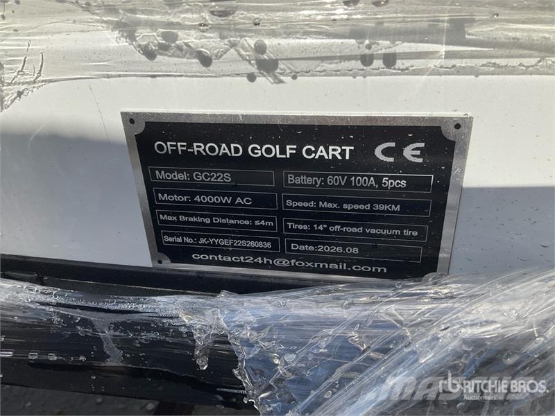  SDLOOL SL-GC22S Electric Off-Road Golf Cart (Unuse Golfwagen/Golfcart