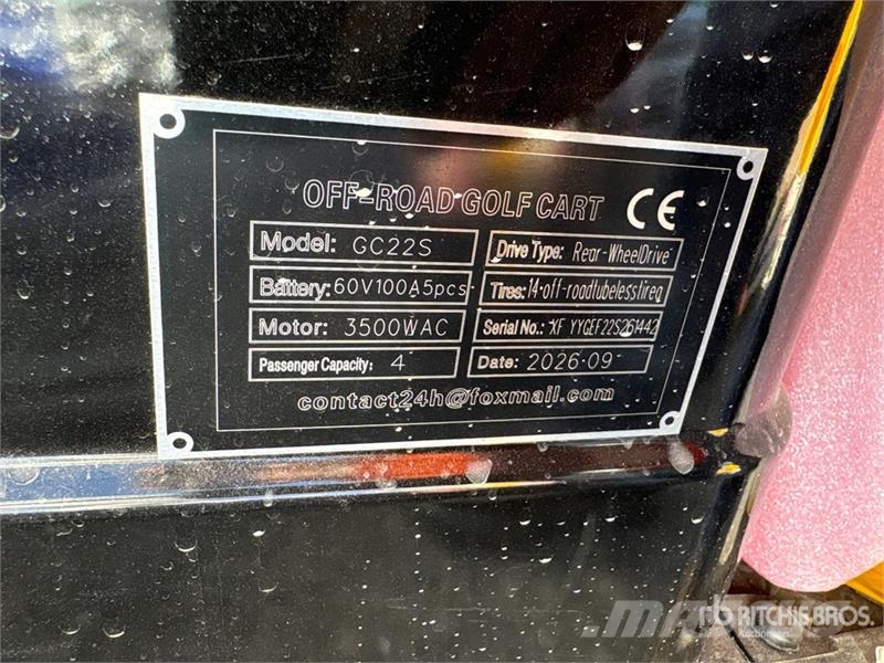 SDLOOL SL-GC22S Electric Off-Road color is black G Golfikärud