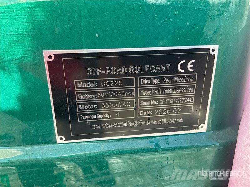  SDLOOL SL-GC22S Electric Off-Road Golf Cart (Unuse Αμαξίδια γκολφ