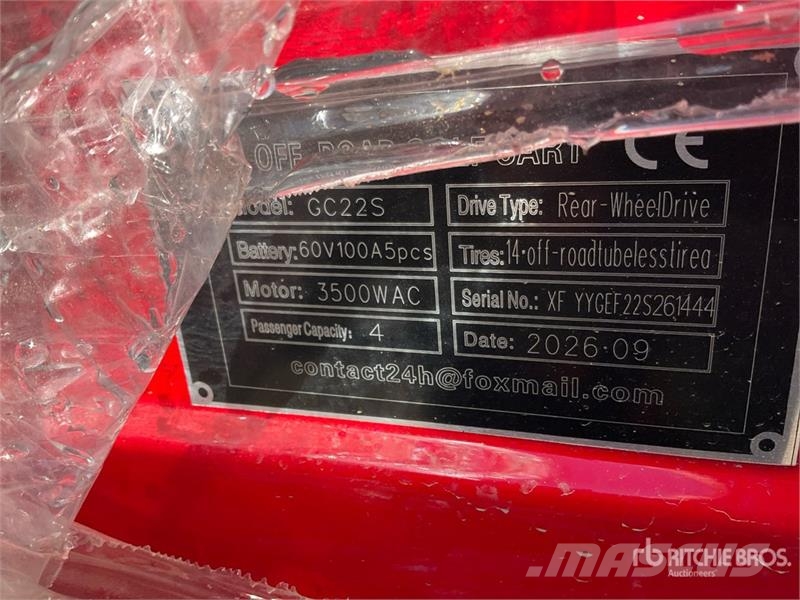  SDLOOL SL-GC22S Electric Off-Road Golf Cart (Unuse Αμαξίδια γκολφ