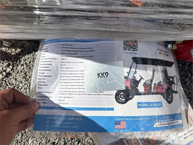 SDLOOL SL-GC42S Electric Off-Road Golf Cart (Unuse Golfové vozíky