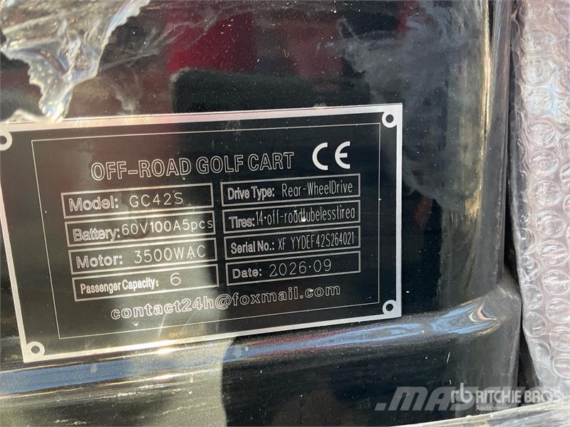  SDLOOL SL-GC42S Electric Off-Road Golf Cart (Unuse Αμαξίδια γκολφ
