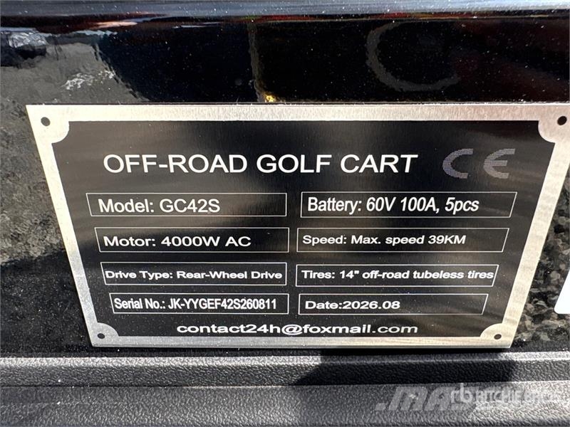  SDLOOL SL-GC42S Electric Off-Road Golf Cart (Unuse Гольф-кары