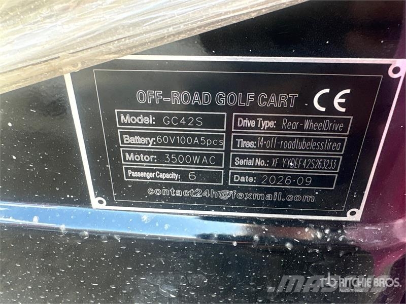  SDLOOL SL-GC42S Electric Off-Road Golf Cart (Unuse Vozila za golf