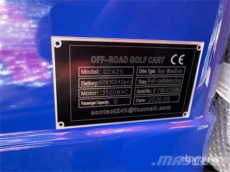 SDLOOL SL-GC42S Electric Off-Road color is blue Go Golfikärud