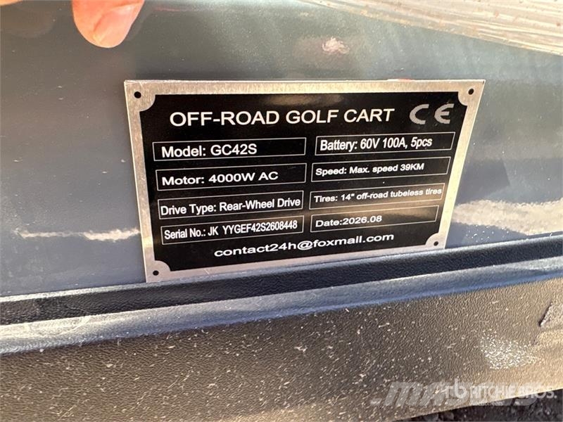  SDLOOL SL-GC42S Electric Off-Road Golf Cart (Unuse Golfové vozíky