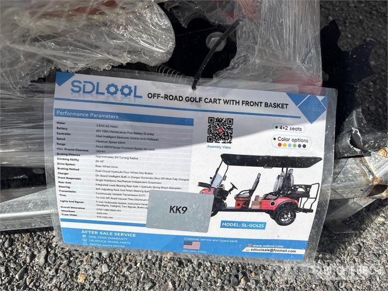 SDLOOL SL-GC42S Electric Off-Road Golf Cart (Unuse Golfové vozíky
