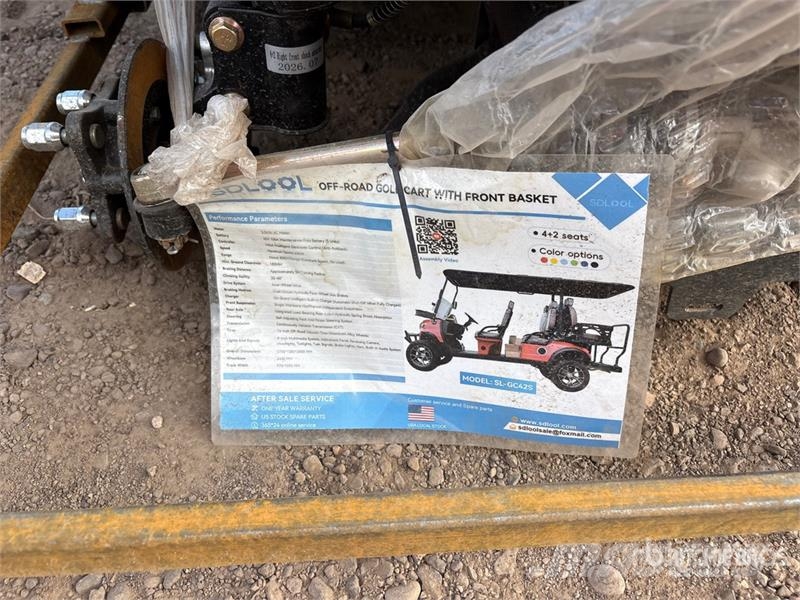  SDLOOL SL-GC42S Electric Off-Road Golf Cart (Unuse Golfbil