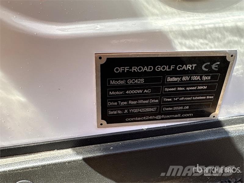  SDLOOL SL-GC42S Electric Off-Road Golf Cart (Unuse Golfové vozíky