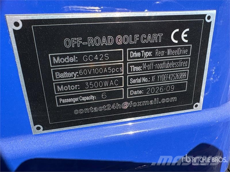  SDLOOL SL-GC42S Electric Off-Road Golf Cart (Unuse 高爾夫球車