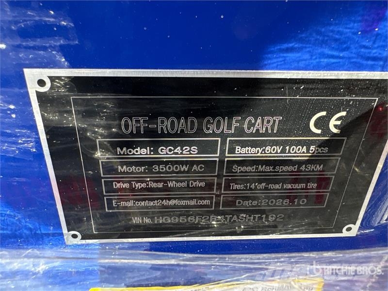 SDLOOL SL-GC42S Electric Off-Road color is blue Go Golfikärud