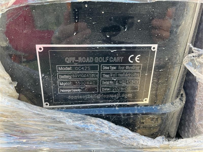  SDLOOL SL-GC42S Electric Off-Road Golf Cart (Unuse Golfo vežimėliai
