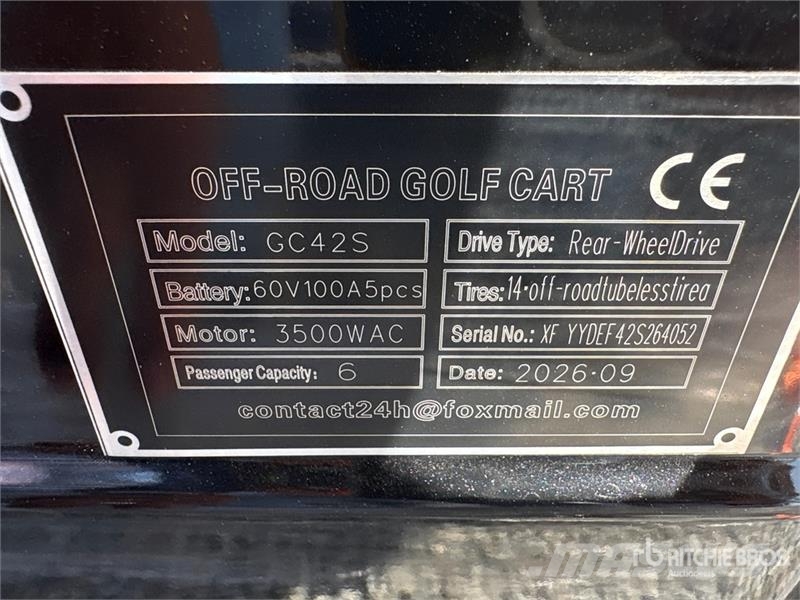 SDLOOL SL-GC42S Electric Off-Road Golf Cart (Unuse Vozila za golf