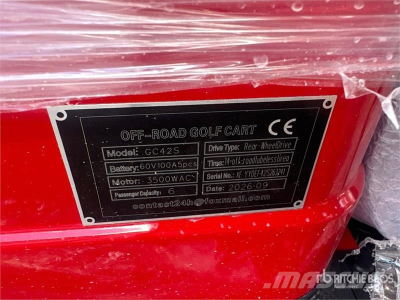 SDLOOL SL-GC42S Electric Off-Road Golf Cart (Unuse Golfové vozíky