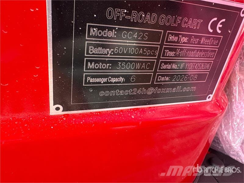 SDLOOL SL-GC42S Electric Off-Road Golf Cart (Unuse Гольф-мобілі