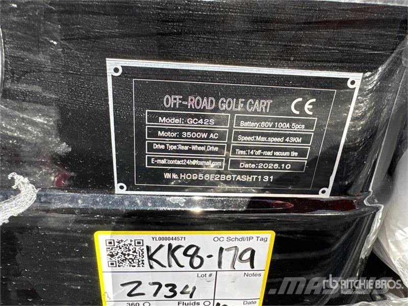 SDLOOL SL-GC42S Electric Off-Road color is black G Golfikärud