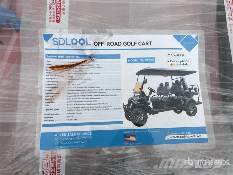 SDLOOL SL-GC42S Electric Off-Road Golf Cart (Unuse Гольф-кары