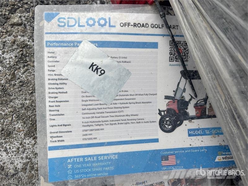 SDLOOL SL-GC42S Electric Off-Road Golf Cart (Unuse Гольф-мобілі