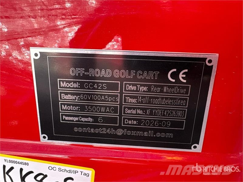 SDLOOL SL-GC42S Electric Off-Road Golf Cart (Unuse Αμαξίδια γκολφ